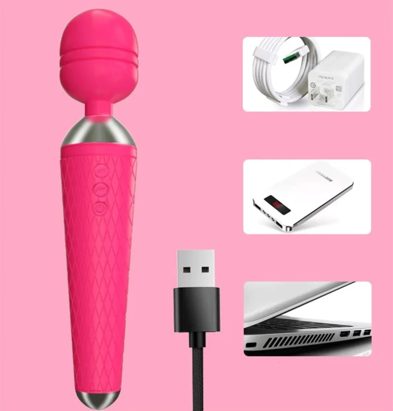 Вибраторы для клитора женщин с USB зарядкой точки G AV волшебная палочка