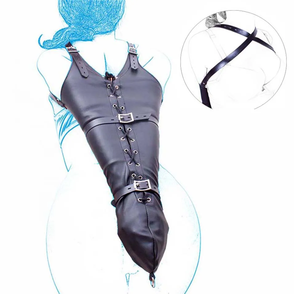 CamaTech из искусственной кожи узкие одиночные перчатки прямая куртка армейдер с