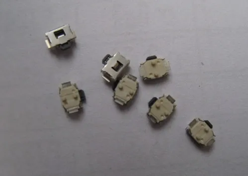 

10 шт. Оригинальные японские ALPS кнопочный переключатель, маленький переключатель, черепаховая двухножная нашивка с фиксированной точкой ...