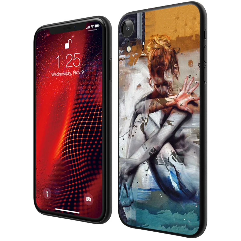WEBBEDEPP девушка масляная живопись искусство ТПУ для OPPO A1 A3S A5s A7 A37 A57 A73 A83 F5 F11 R15 R17 Pro