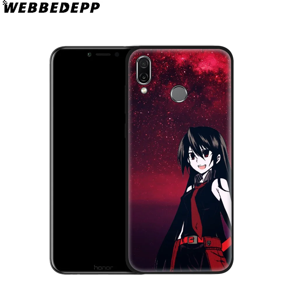 Мягкий чехол WEBBEDEPP Akame Ga Kill Anime для Huawei P8 P9 P10 P20 P30 Lite Pro P Smart Z Plus 2019 Y6 Prime 2018 2017 Mini |