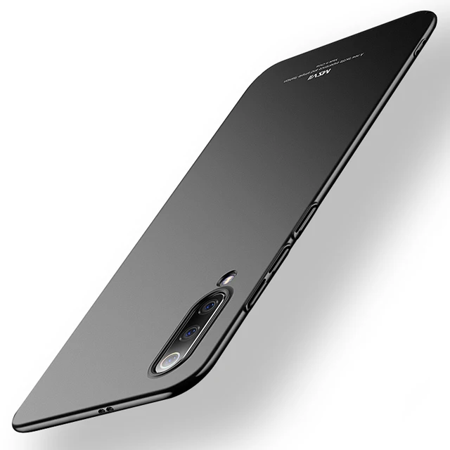 Black Для Xiaomi mi 9 8 SE чехол MSVII Жесткий ПК полная защита Матовый чехол ультра тонкий матовый чехол для Xiaomi mi 9 mi 9 8 Pro Lite чехол - Цвет: Black