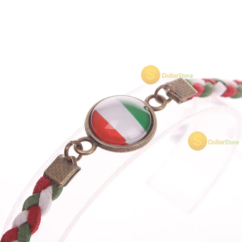 DollarStore buyable 1pcs Sport Brazil Football Soccer Country Flag Wristband Bracelet 01 Excellent new |