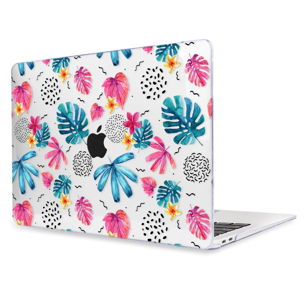 Цветной чехол для ноутбука MacBook 12 дюймов Air 11 Air 13 A1466 A1932 retina 13 15 Pro 13,3 15 Touch bar пластиковый жесткий чехол