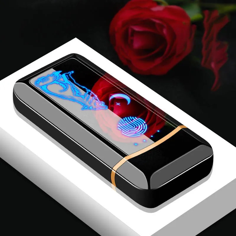 Плазменная зажигалка Электронная для курения Usb зарядка двойная дуга|Аксессуары