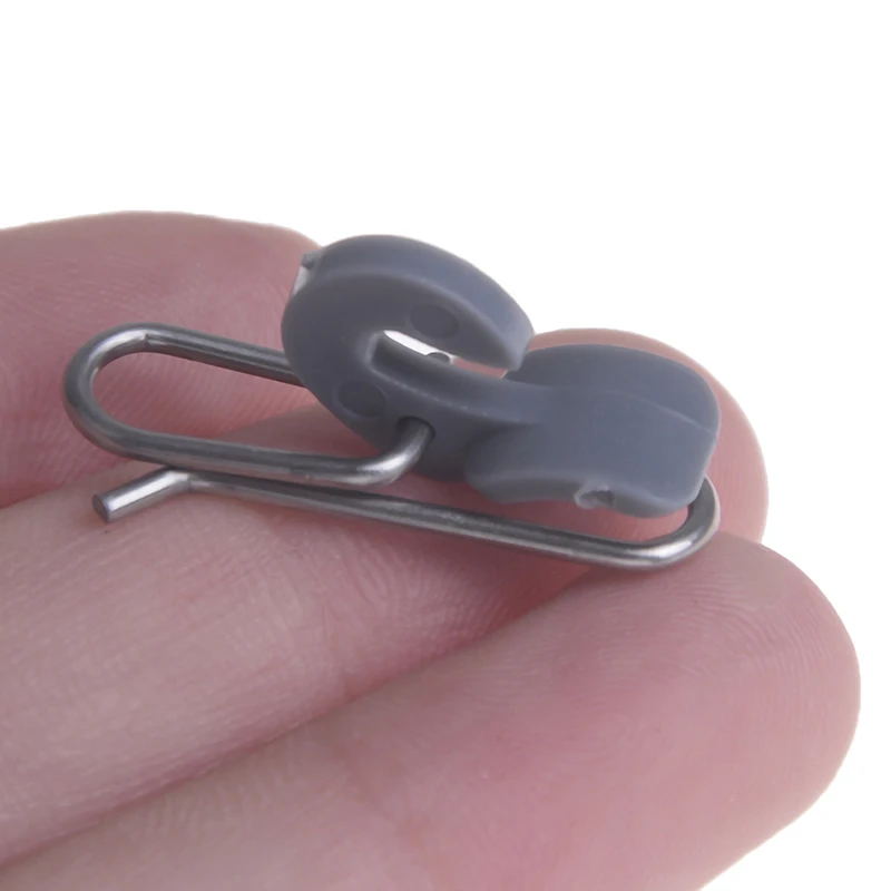 

10pcs/set Stainless Steel Impact Bait Clip Fishing Hook Decoupling Accessories Fishing Tool