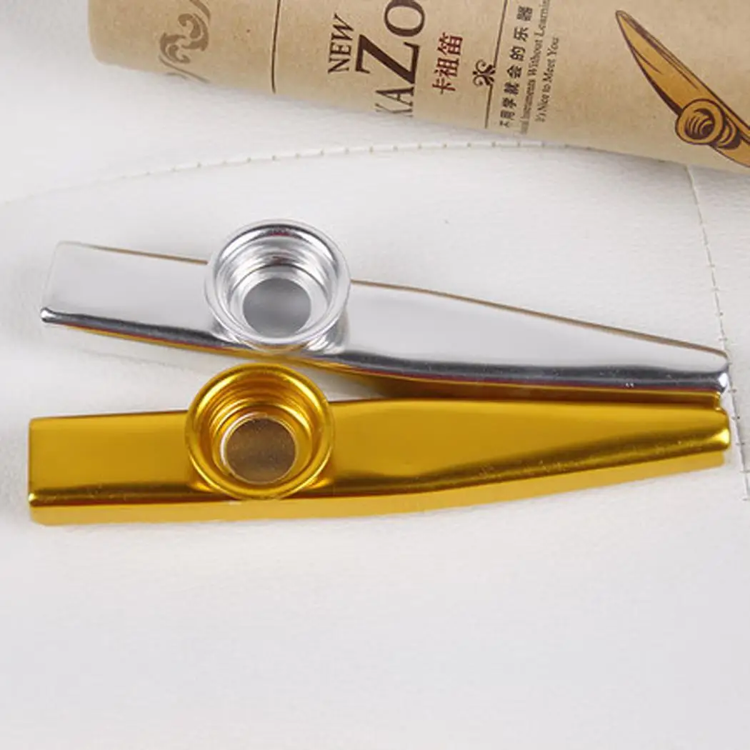 Простой дизайн легкий Kazoo металлический алюминиевый сплав для гитарного