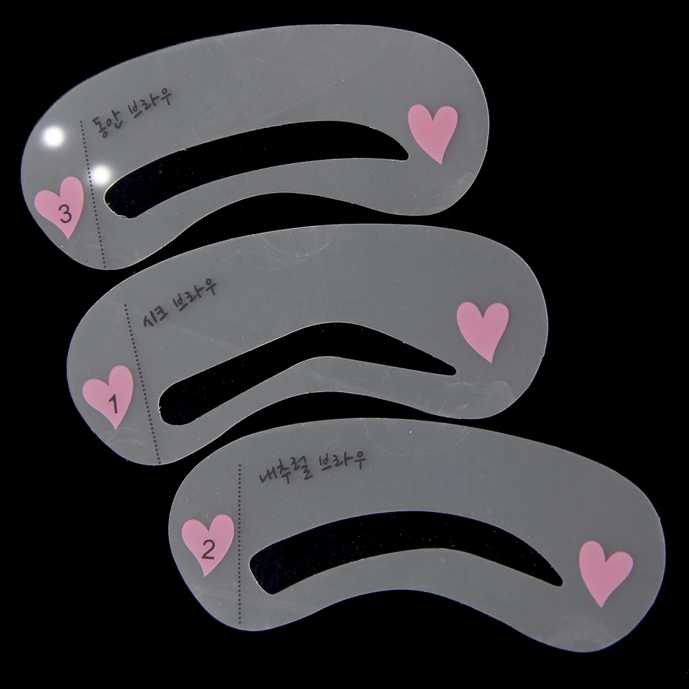 3 вида стилей/набор многоразовые трафареты для ухода набор формирования Сделай