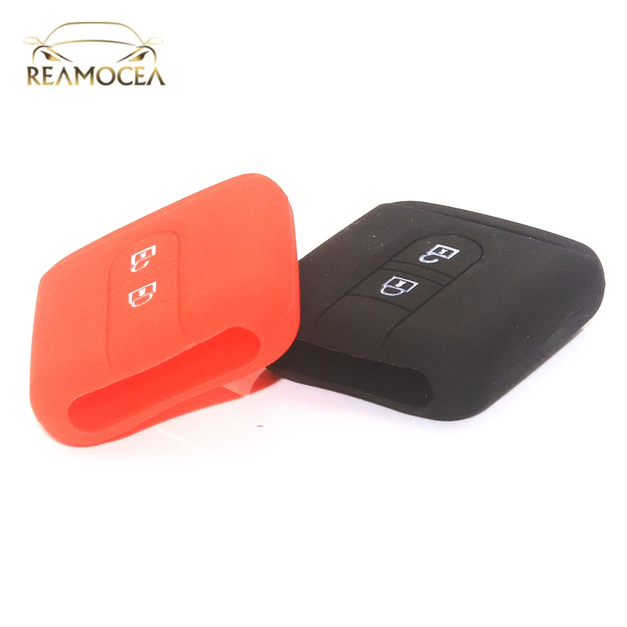 Reamocea 2 Button Remote Key Silicone Cover Fit for Nissan Almera Cabstar Micra Navara Note NV200 M20M Patrol Y61 Qashqai J10 | Автомобили
