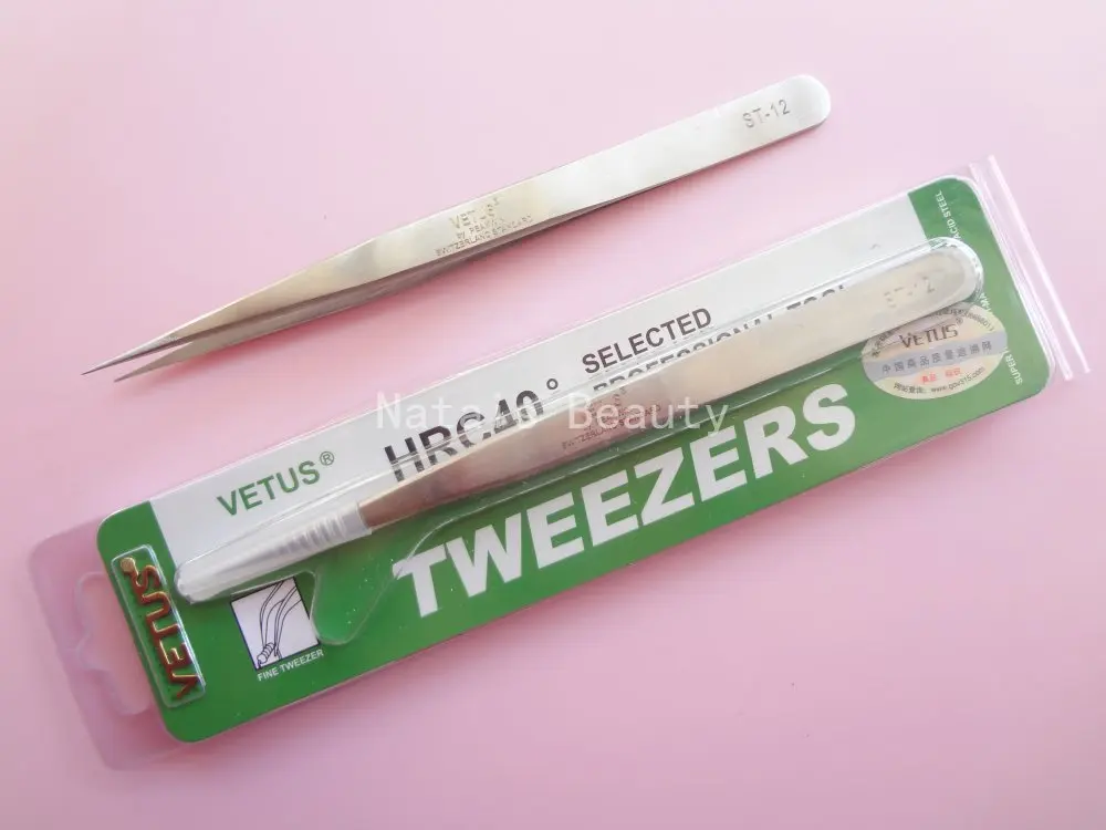 

Индивидуальные пинцеты для наращивания ресниц из нержавеющей стали, пинцет для объема норковых ресниц, пинцет для ресниц, инструменты для м...