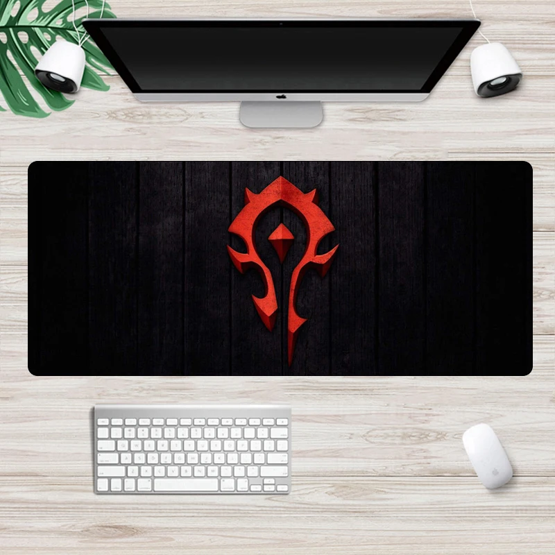 Большой игровой коврик для мыши 70x30 см World of Warcraft Противоскользящий компьютерный