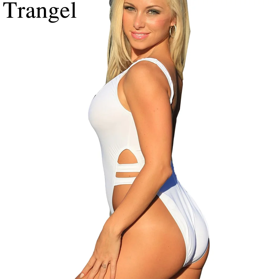 Женский купальник Trangel Одноцветный бикини для купания 2019|suit women|suit suitsuit one piece |
