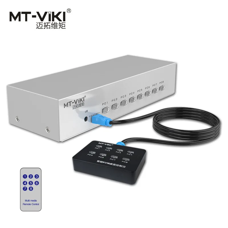 MT 15 8DH VGA видео переключатель совместное использование устройства 8 хостов 1