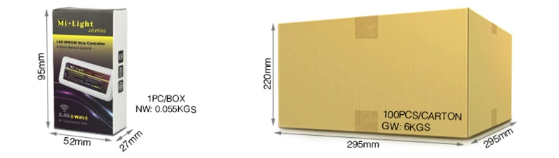 Milight 2,4G 4-Zone WiFi светодиодный контроллер iBox+ RF сенсорный пульт+ CCT двойной белый цвет температура Светодиодная лента диммер контроллер
