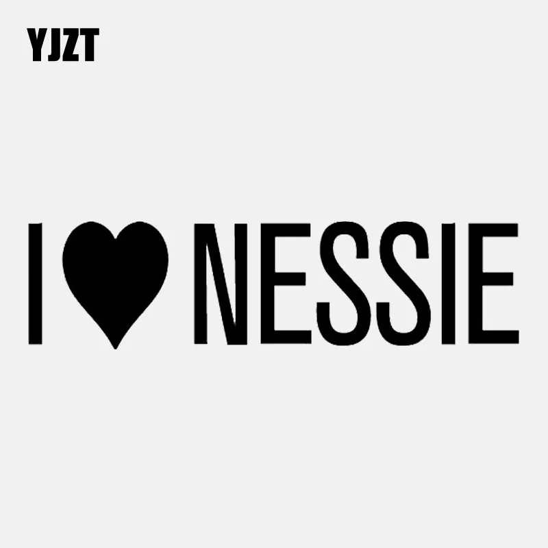 YJZT, 13,1 см * 3,6 см, наклейка на монстр-автомобиль «Я люблю неся Лох  Несс», виниловая фотография, цвет черный/серебристый | AliExpress