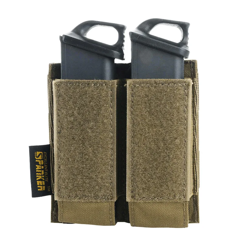 COB Отличный Элитный бизань тактический пистолет Molle Журнал чехлы военный Glock двойной зажим сумка для пейнтбола аксессуары для игр - Цвет: COB