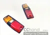 Боковая светодиодная крышка (2) поворотный сигнал стоп задний свет для RC8WD 1/10 TF2 Trail