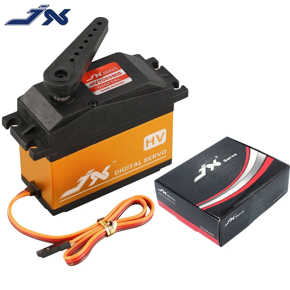 

PDI-HV2060MG 6.0-7.4V HV High Torque Coreless Digital Metal Servo Aluminums Case Dual Ball Bearing For 1/5 RC Car Truck Toy