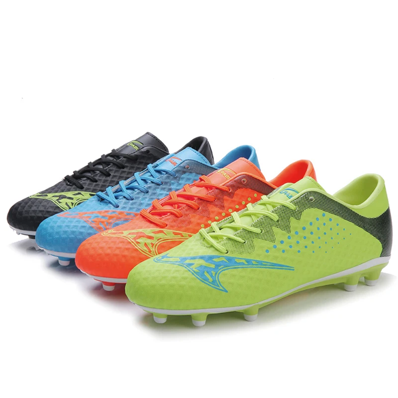 Новый 8 цвета мужские открытый длинные шипы спорт футбольные бутсы FG футбольных