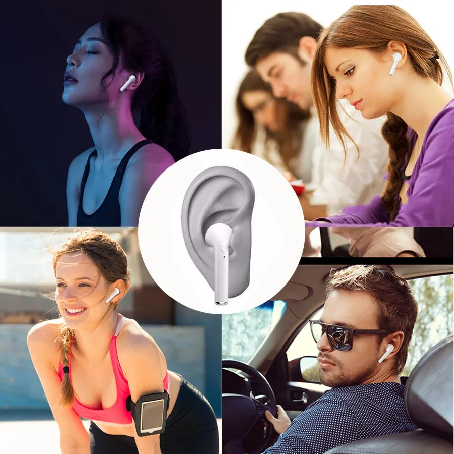 I7s TWS мини беспроводные Bluetooth наушники с микрофоном гарнитура зарядная коробка