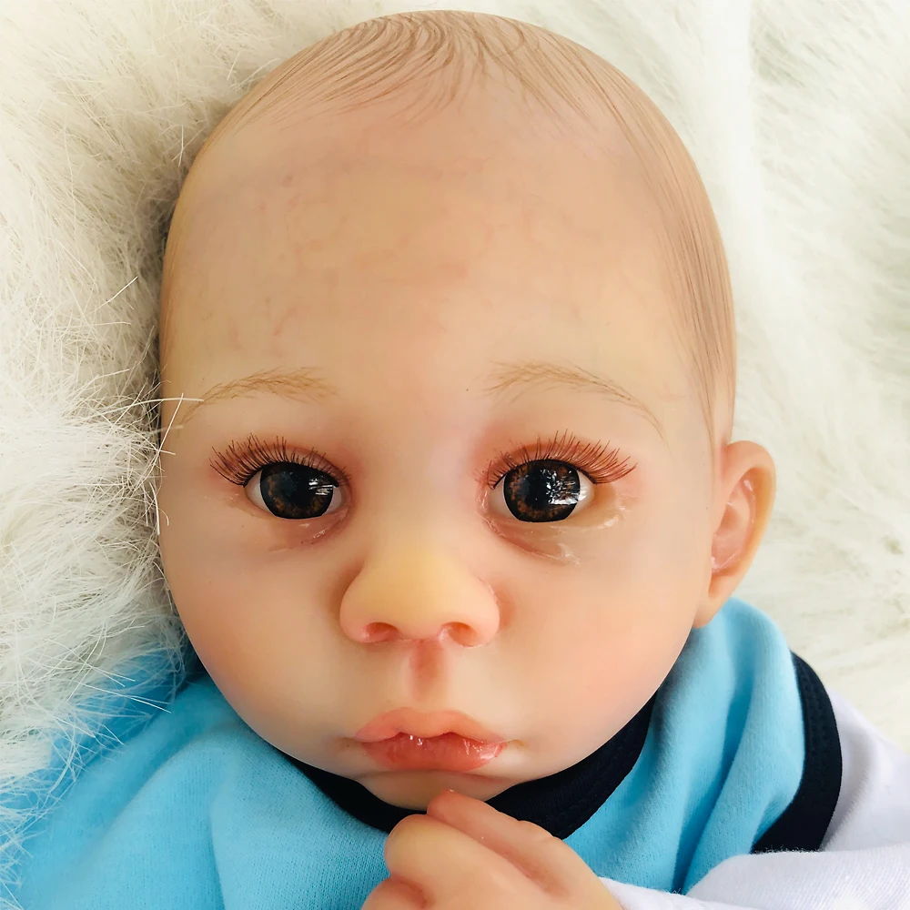 

46cm Reborn baby silicone dolls Boutique series for children gift toys collection doll bebes reborn bonecas soft touch