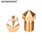 BIGTREETECH Hig качественные латунные сопла V6 1,75 нить 0,2 0,4 мм 0,6 мм сопло для CR10 J термогорячий экструдер медный 3D-принтер