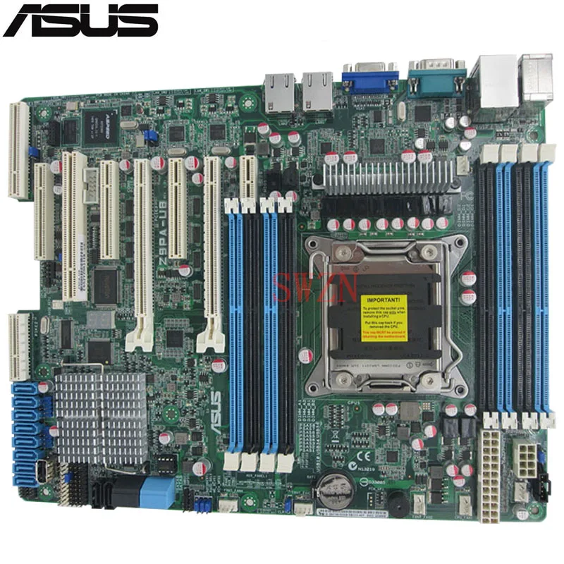 Оригинальный использовать сервер материнская плата для ASUS Z9PA-U8 C602 Поддержка 2011