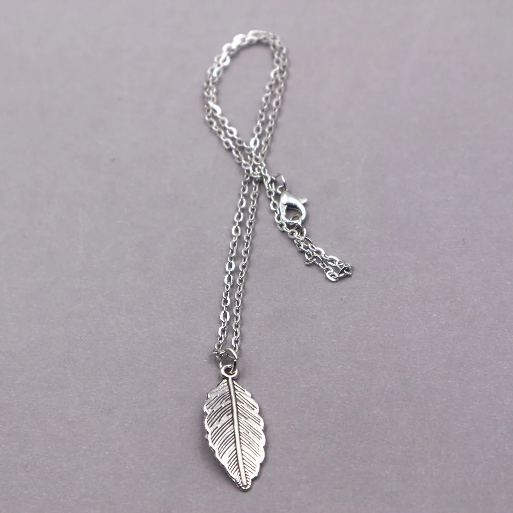 1pcs Tree leaf Pendant Necklace Jewelry Handmade chain Gift For Women Dropship Products | Украшения и аксессуары