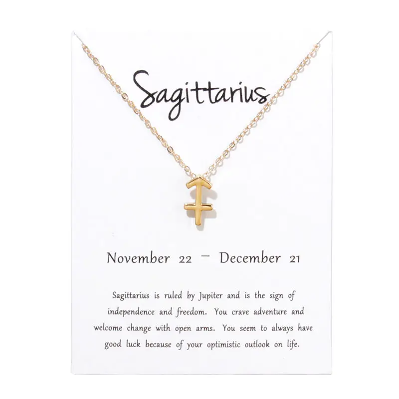 

Стрелец Созвездия ожерелье кулон Aries Virgo весы Скорпион Козероги подарок на день рождения белая карта ключицы ожерелье s