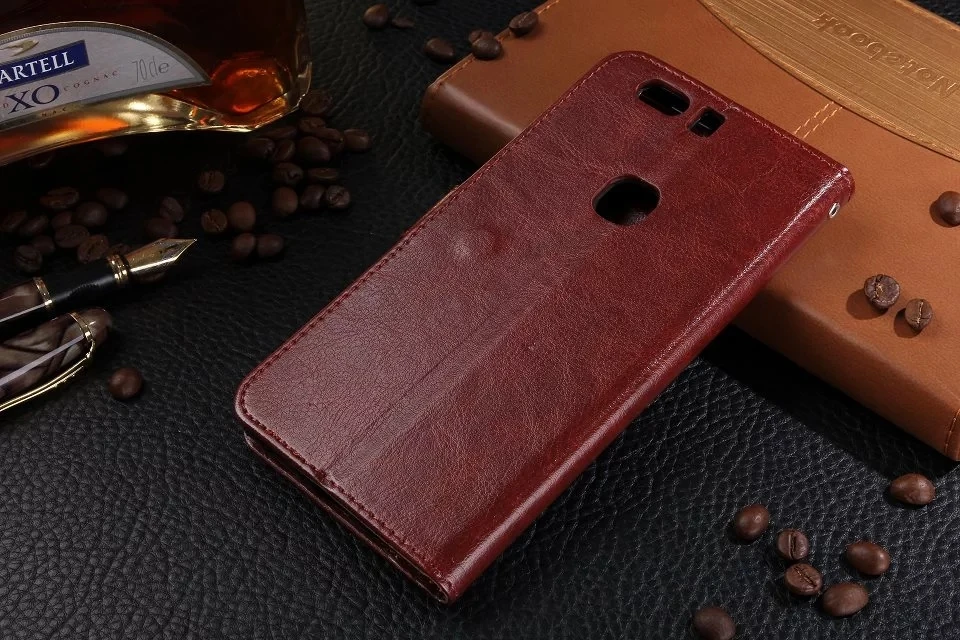 Для Huawei NOVA 2 Чехол p10 plus enjoy 6 из искусственной кожи с откидной крышкой для Honor 9 V8 V9 6a