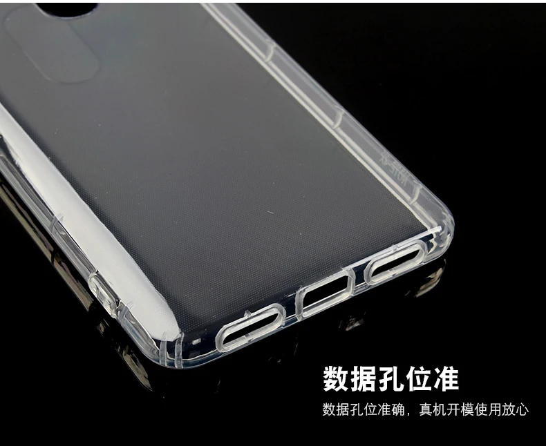 10pcs/lot.transparent Shockproof Anti-skid TPU Gel Skin soft Case Cover For Xiaomi Redmi Note 4X/Hongmi note 4X |