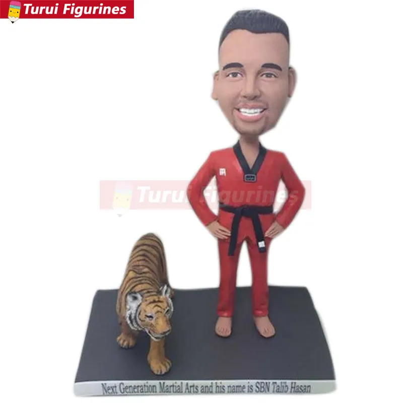 Единоборник персональный подарок глиняные фигурки на основе фотографии