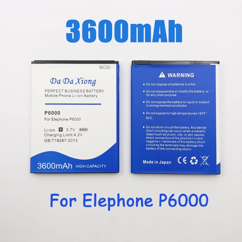 Аккумулятор Elephone P6000 на 3600 мА · ч для elephone p6000 / pro|elephone battery|p6000 batterybattery for |