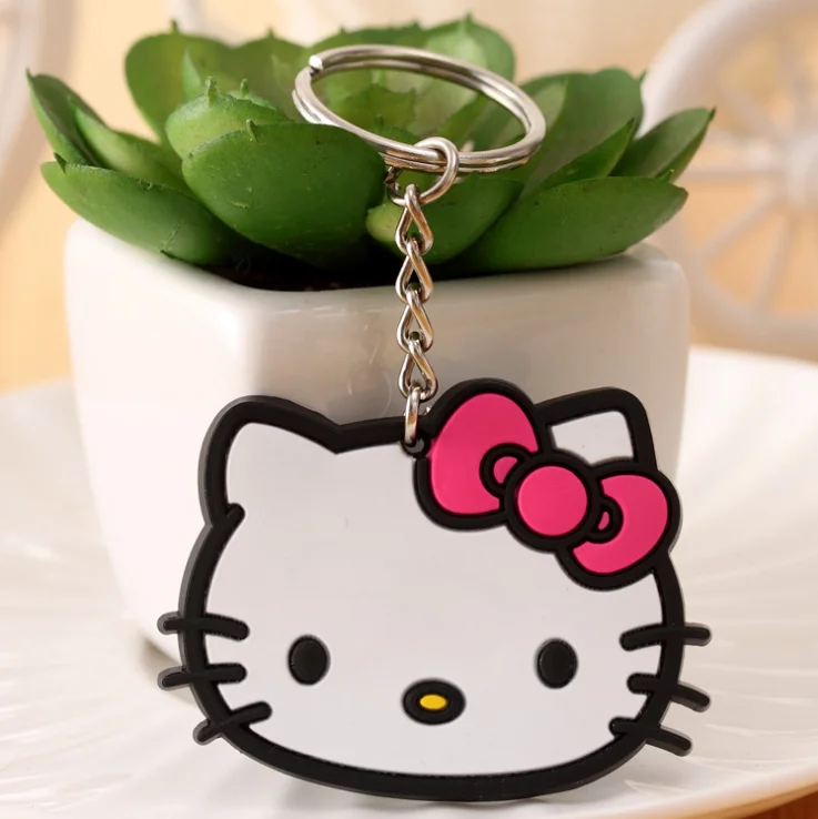 С милыми миньонами из мультфильма силиконовые крышки бейджа Держатель Брелок на