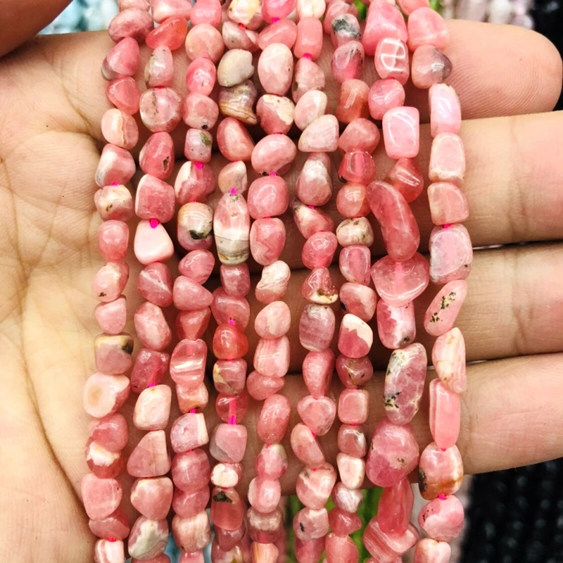 Оптовая продажа 3 ниточки 15 5 &quot натуральные бусины из родохрозита 6 8 мм