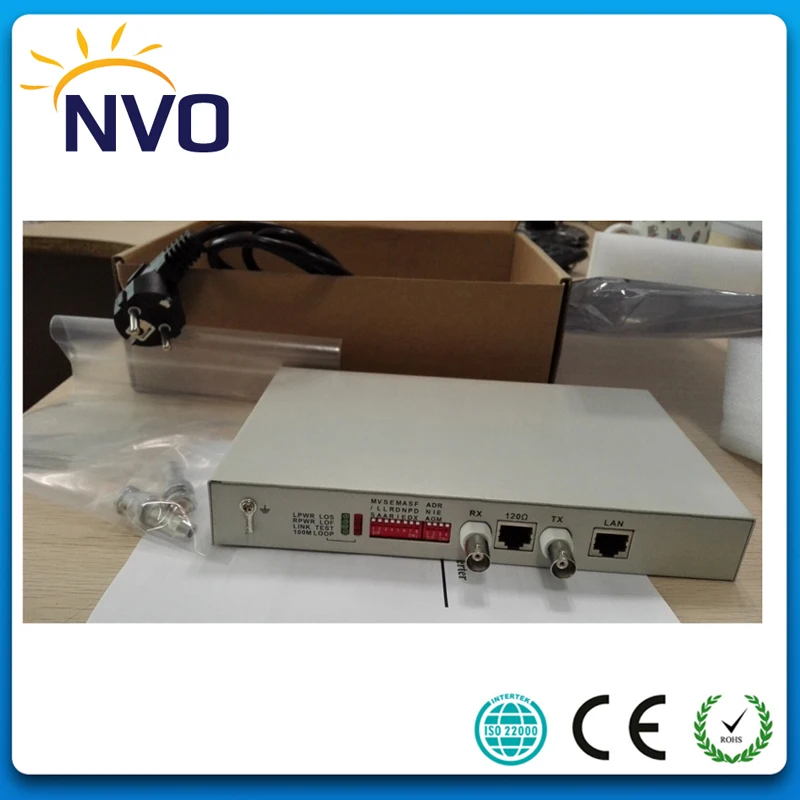 1FE Ethernet в E1 конвертер 2 м прозрачное преобразование 10/100 Адаптивное VLAN настольный
