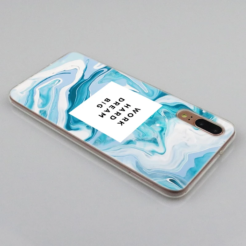 Ярко-розовый Роскошный мягкий силиконовый чехол для Huawei P30 P20 P10 P9 P8 Lite 2017 Pro Mini PSmart