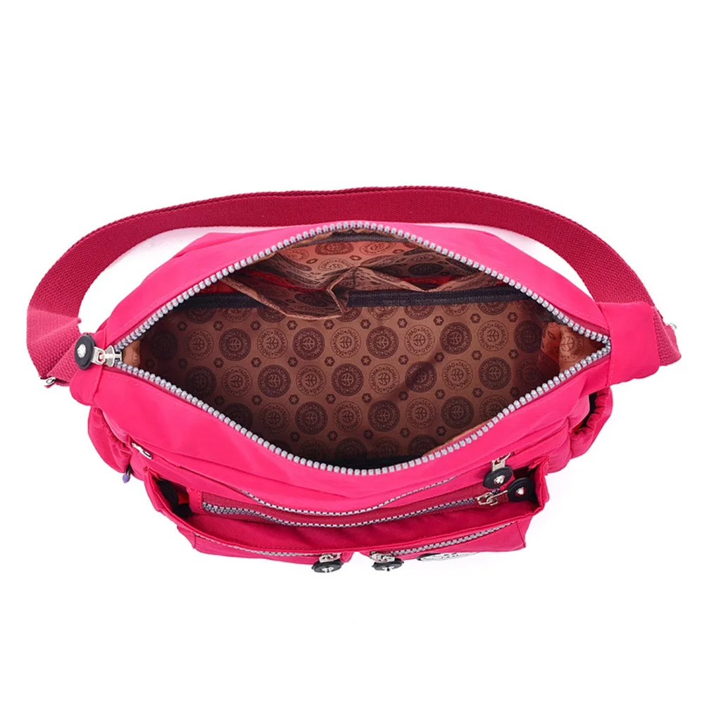 Women Bag Fashion Solid Color Water Repellent Nylon Shoulder Crossbody sac main femme torebka damska shopper ladies hand bags | Багаж и