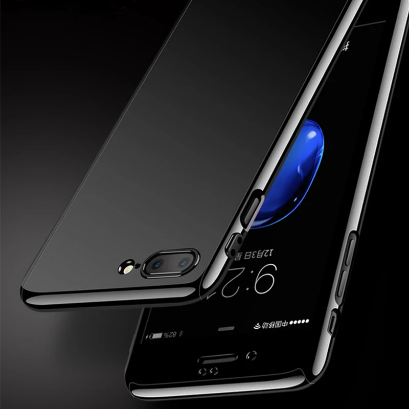 Voguery 360 градусов полный Чехол для iPhone 7 с закаленным стеклом протектор экрана Jet