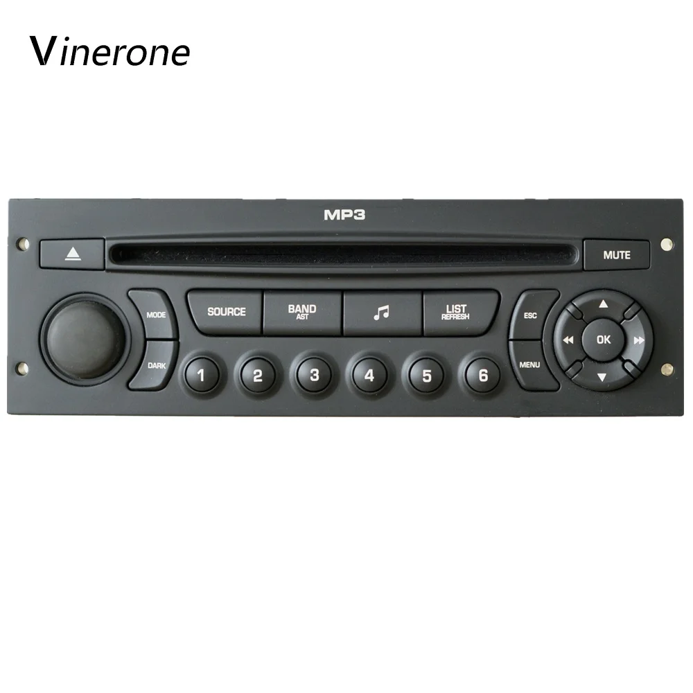 Vinerone оригинальный RD43 автомобильный Радио CD плеер с USB AUX MP3 Авто Аудио CD-плеер