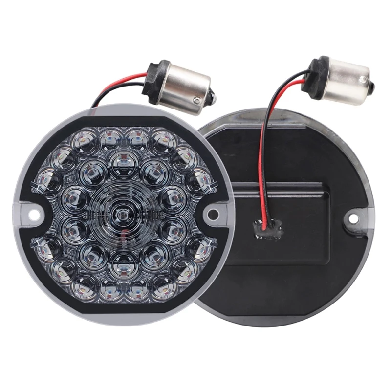 Светодиодсветильник поворотники для мотоциклов 12 В harley FLSTC FLHTC FLSTN FLHTK FLHT FLTR FLHR FLHRC|