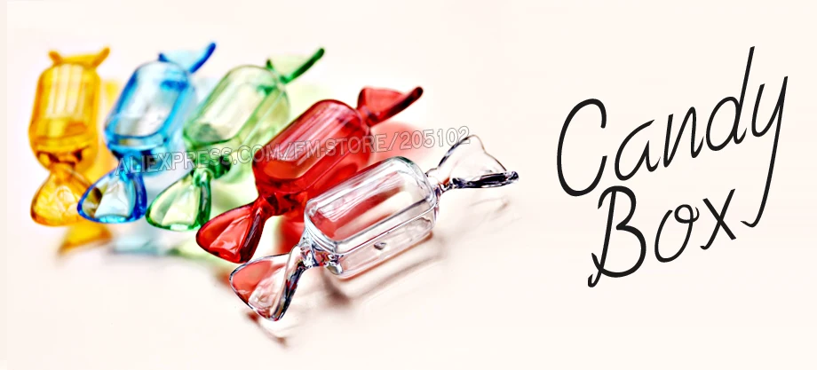 Милая коробка конфет DIY аксессуары крошечное хранилище дисплея прозрачный