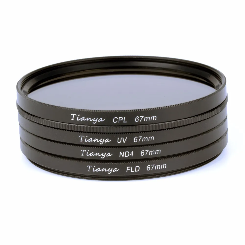 Фильтр WTIANYA 52 55 58 мм 62 67 72 77 UV + CPL FLD ND4 фильтры закрытого типа 1 2 4 10 фильтр для