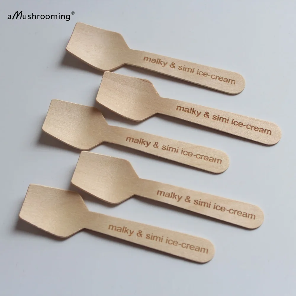 1000 шт. одноразовые ложки для мороженого|spoons disposable|spoon ice creamspoon cream |