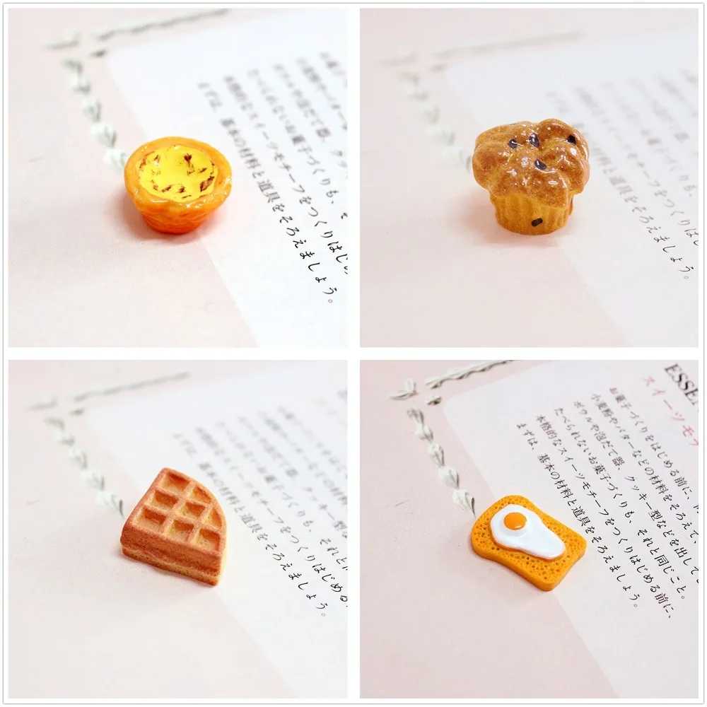 8 шт. имитация еды для завтрака хлеб торт миниатюрный ролевые игры кухонные