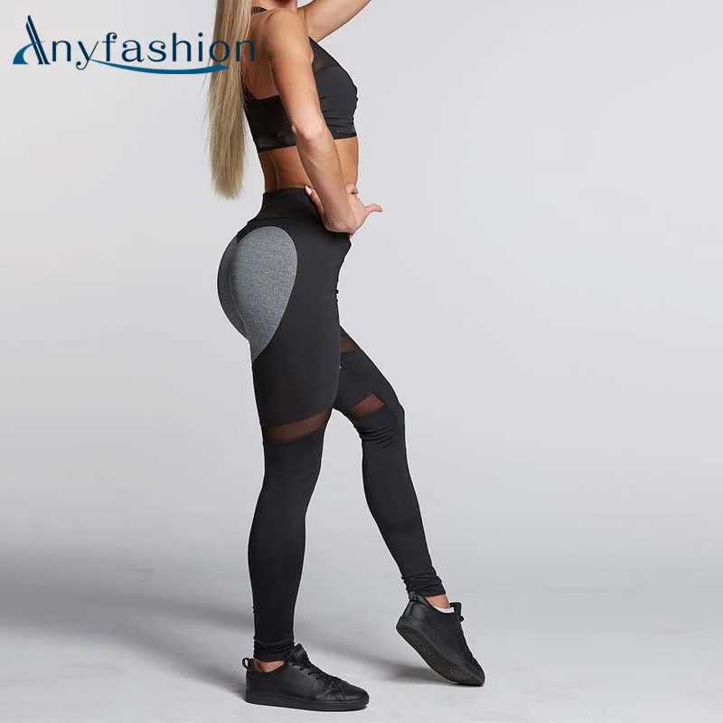 Женские Тренировочные штаны для йоги Леггинсы спортивная одежда с высокой