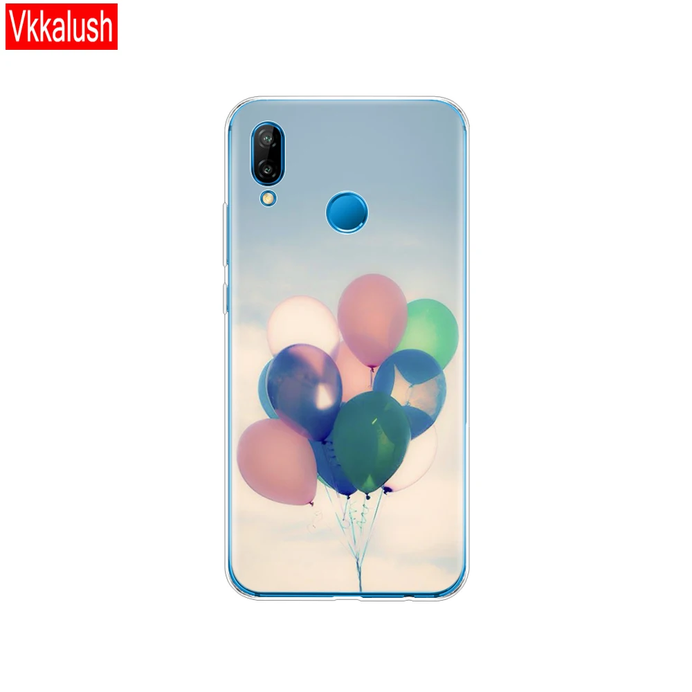 80015 Силиконовый чехол для 5,8" huawei P20 Lite huawei P20 Pro, чехол для huawei P 20, Защитная прозрачная задняя крышка для телефона - Цвет: 80015