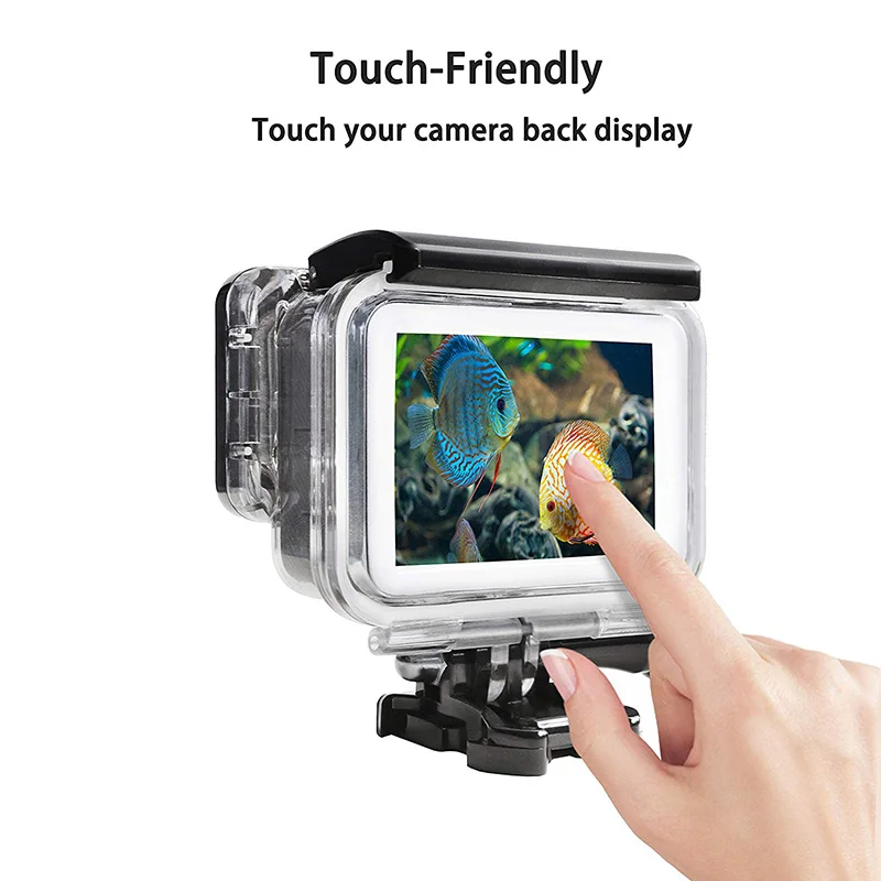 45 м подводный водонепроницаемый чехол для GoPro Hero 7 Черный Защитный корпус