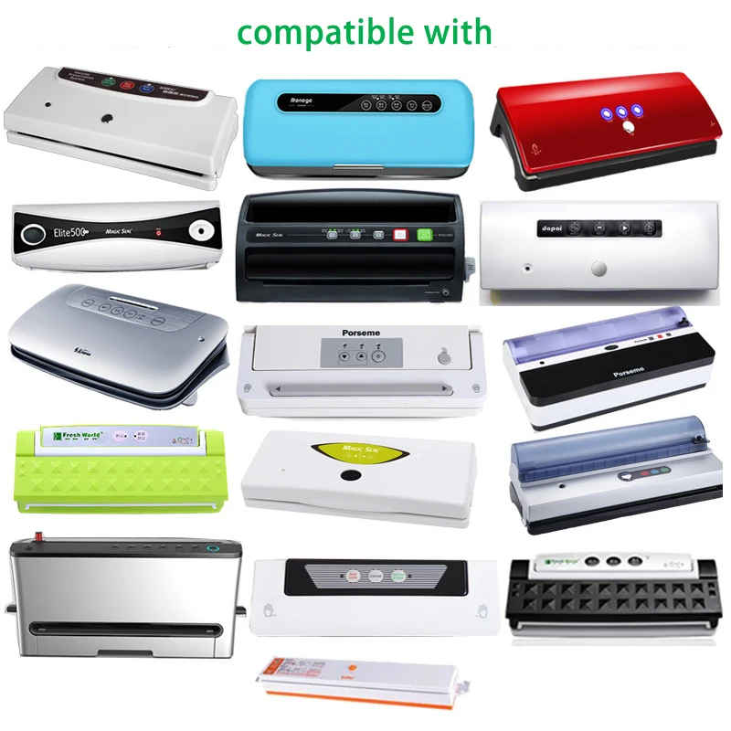 Пакеты для вакуумного упаковщика 5 рулонов/партия кухонные вакуумные пакеты