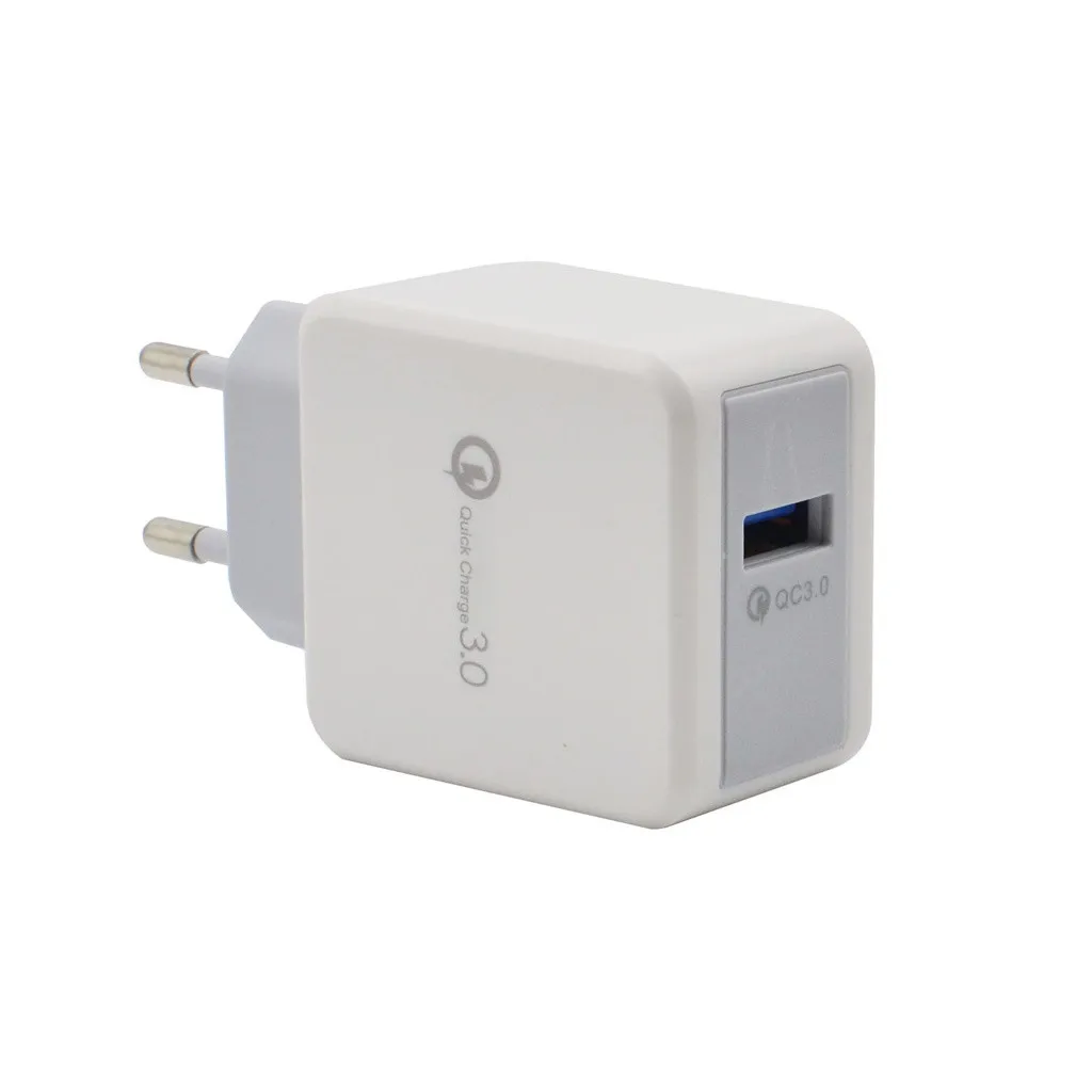 QC3.0 USB порт зарядное устройство Быстрая зарядка для iPhone для Samung UK/US/EU вилка настенный адаптер Мобильный Универсальный зарядный телефон для LG G5